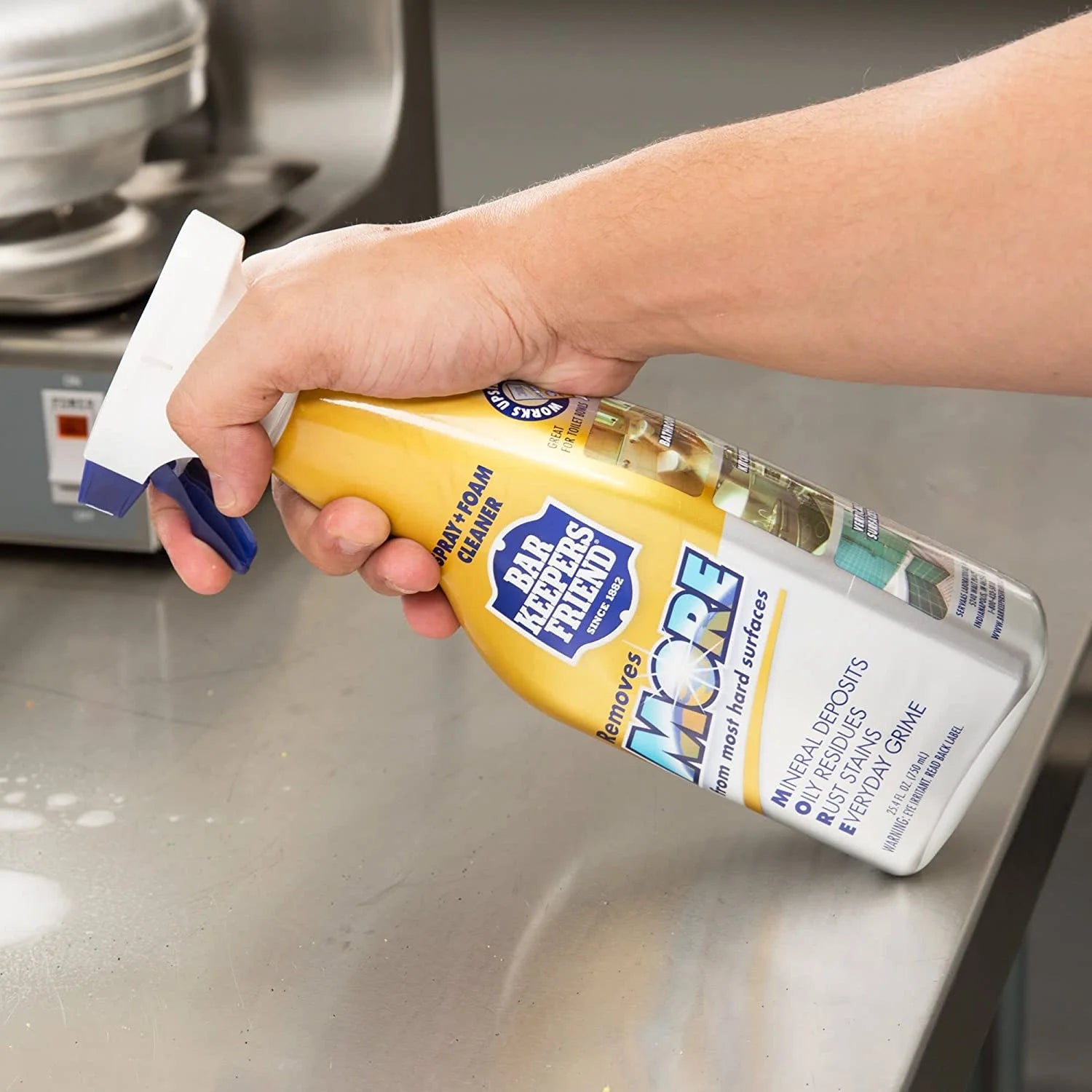 Bar Keepers Friend 25.4 Oz. All-Purpose Cleaner More Spray and Foam (2-Pack)