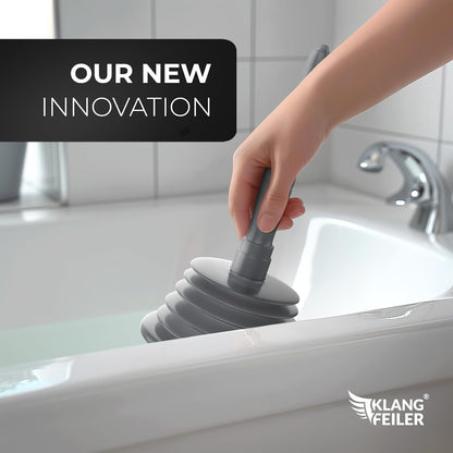 Klangfeiler® Power Sink & Drain Plunger - 130Mm & Extra Strong - Plunger, Cleaner