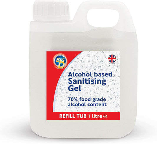 Big D Sanitising Gel - Refill Tub 1 Litre