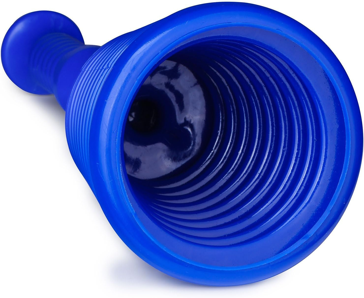 Tech Traders Large Sink and Drain Plunger for Kitchens, Bathrooms, Sinks, Baths, Waste Pipes and Showers.Commercial Style Heavy Duty Powerful Plunger,Large Bellows-Blue