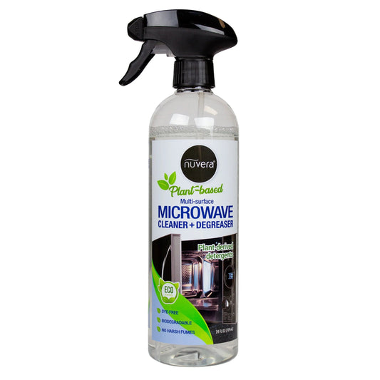 Nuvera Eco Friendly All Purpose Microwave Cleaner and Degreaser, 24 Fl Oz