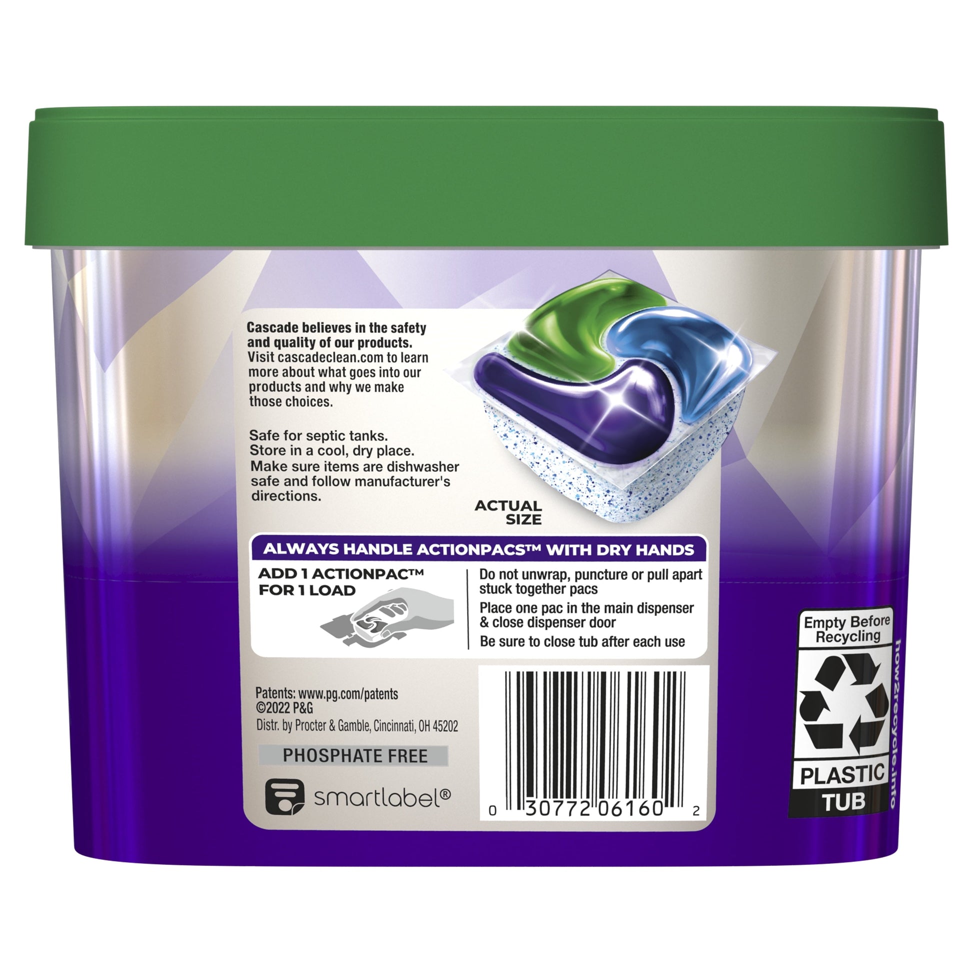 Cascade Platinum plus Dishwasher Detergent Pacs, Fresh, 28 Count