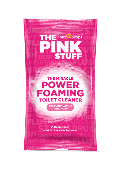 The Pink Stuff, Foaming Powder for Toilets, Bathroom Cleaner, 2 Treatments, 7 Oz