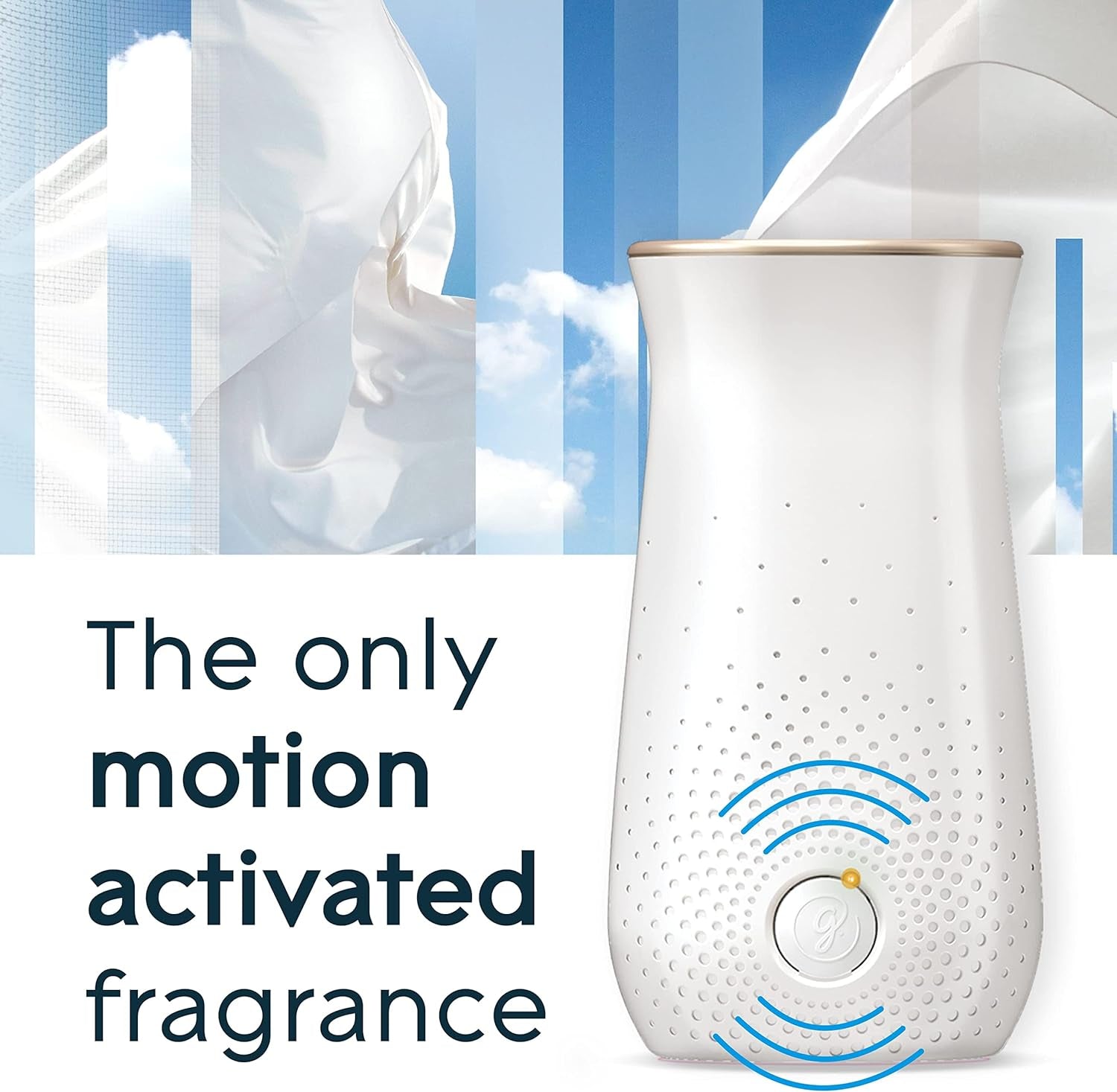 Glade Sense & Spray Air Freshener Refill, Motion Activated Automatic Odour Eliminator for Home, Clean Linen, Duo Pack (2 X 18Ml)