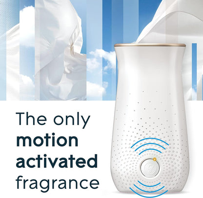 Glade Sense & Spray Air Freshener Refill, Motion Activated Automatic Odour Eliminator for Home, Clean Linen, Duo Pack (2 X 18Ml)