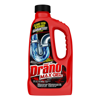 Drano Max Gel Drain Clog Remover, 32 Oz, 1 Count