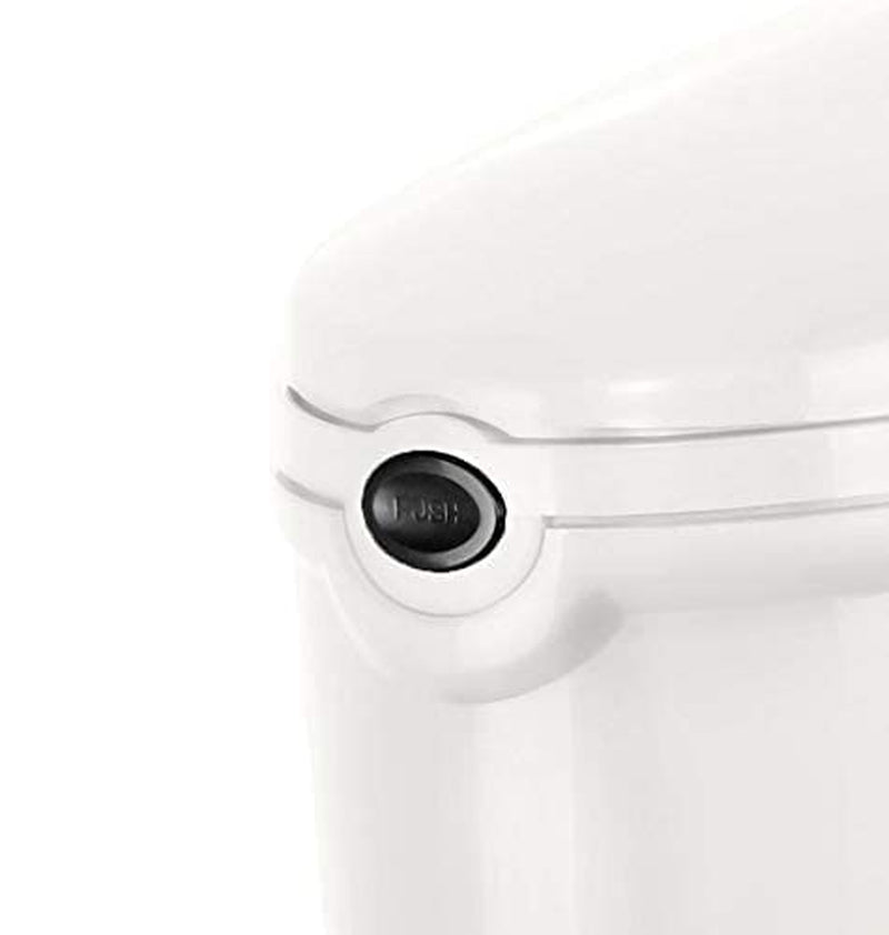 Washroom Hub Professional Grade Sanitary Bin - White - Large 20 Litre Capacity - Pedal Operated