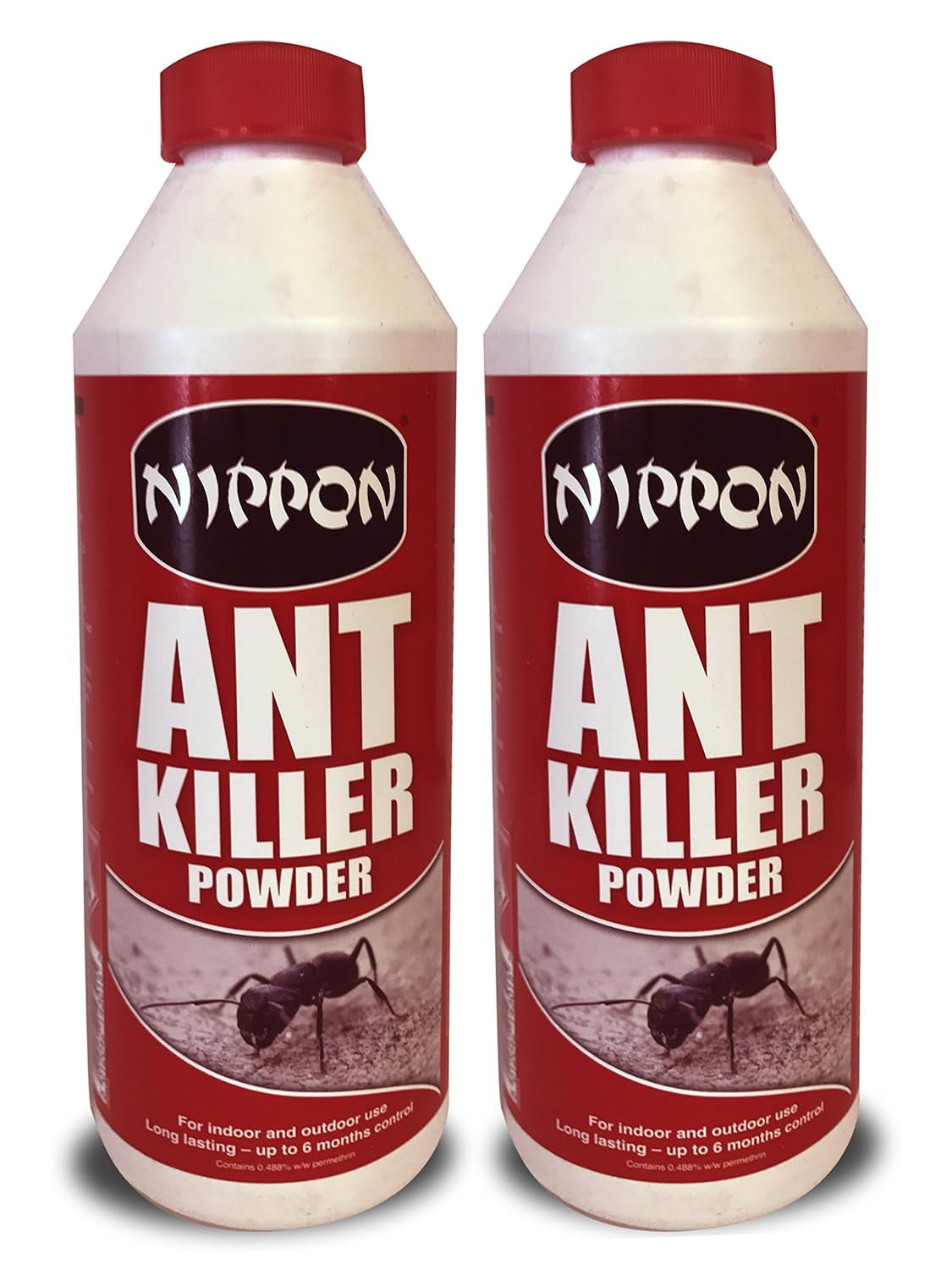 2 X Nippon Ant Killer Powder 500G Tubs