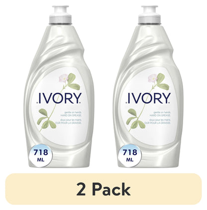 Ivory Ultra Concentrated Liquid Dish Soap, Classic Fresh Scent, 24 Fl Ounce