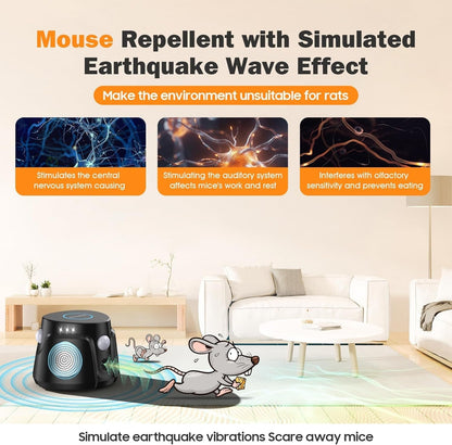 Ultrasonic Pest Repellent,4 Mode Powerful Mouse Repeller Plug in Pest Control,Mouse Repellent Effective against for Mice, Rats, Spiders, Cockroaches,Spider Repellent Harmless/Environmentally Friendly