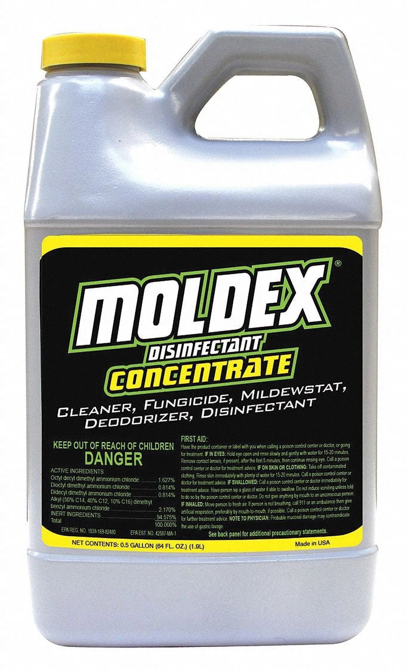 Moldex Mold Mildew Remover,64 Oz,6.5 Ph 5510