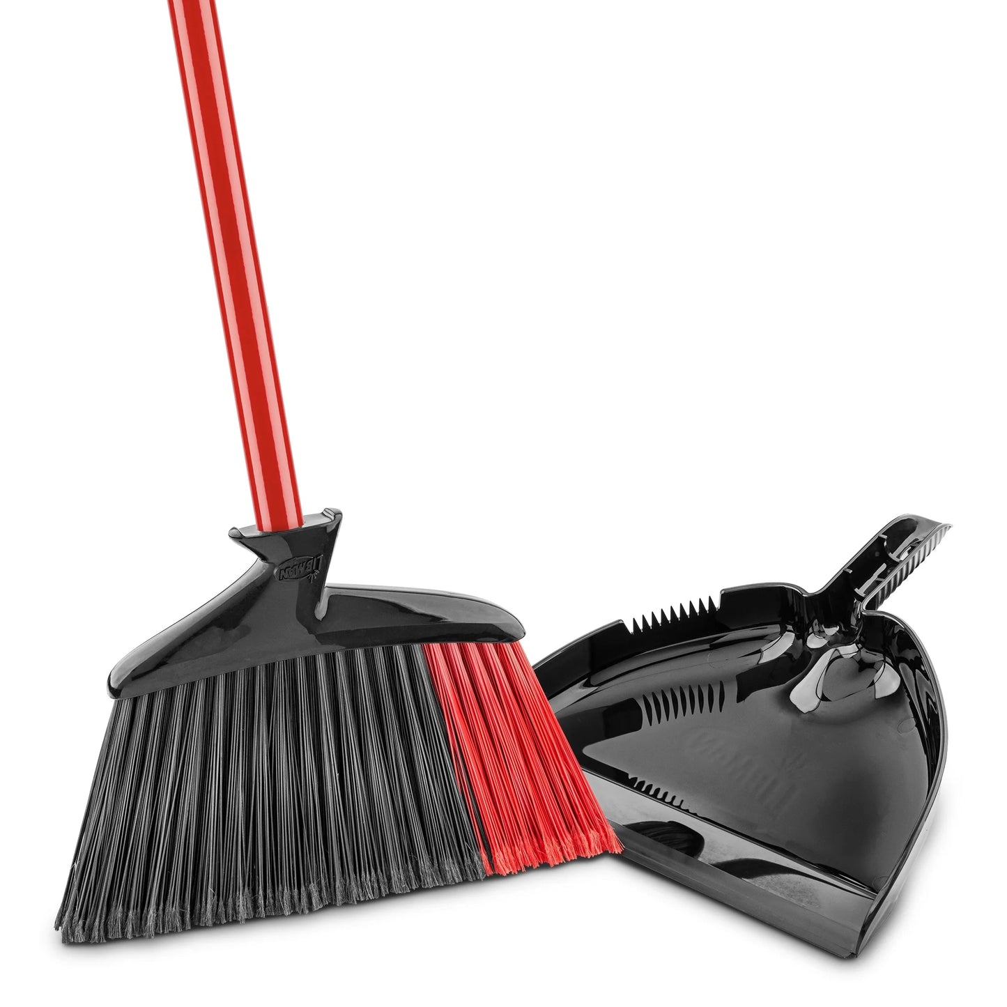 Libman High Power 13.75 In. Steel Handel Broom with Dustpan