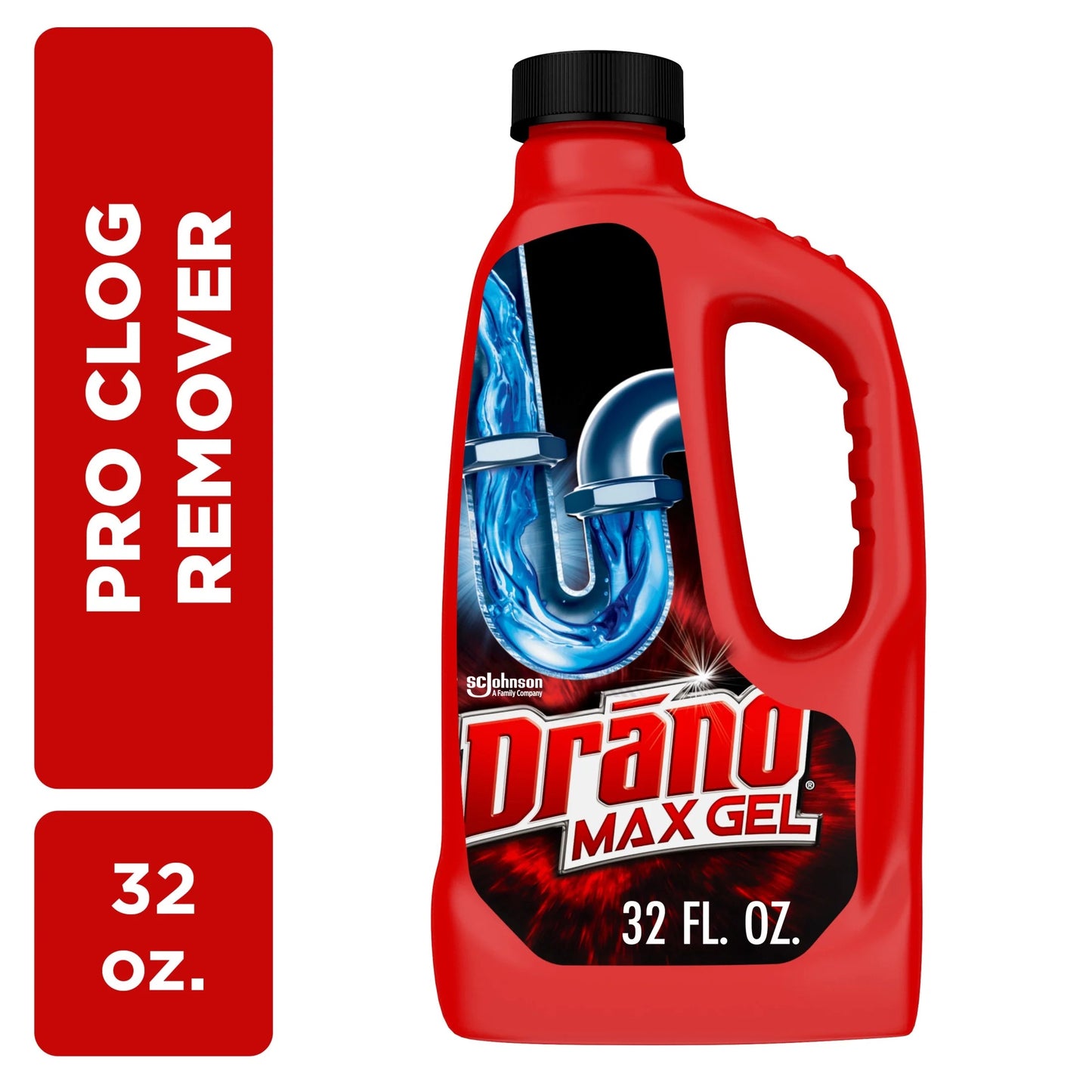 Drano Max Gel Drain Clog Remover, 32 Oz, 1 Count