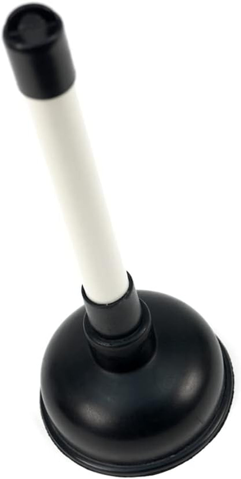 Sink Plunger Kitchen Sink Unblocker Heavy Duty Unblocking Effective Tool with 100Mm (4 Inch) Cup and 225Mm (9 Inch) Handle Drain Unblocker for Kitchen, Sink, Shower and Floor Drains, Black/White