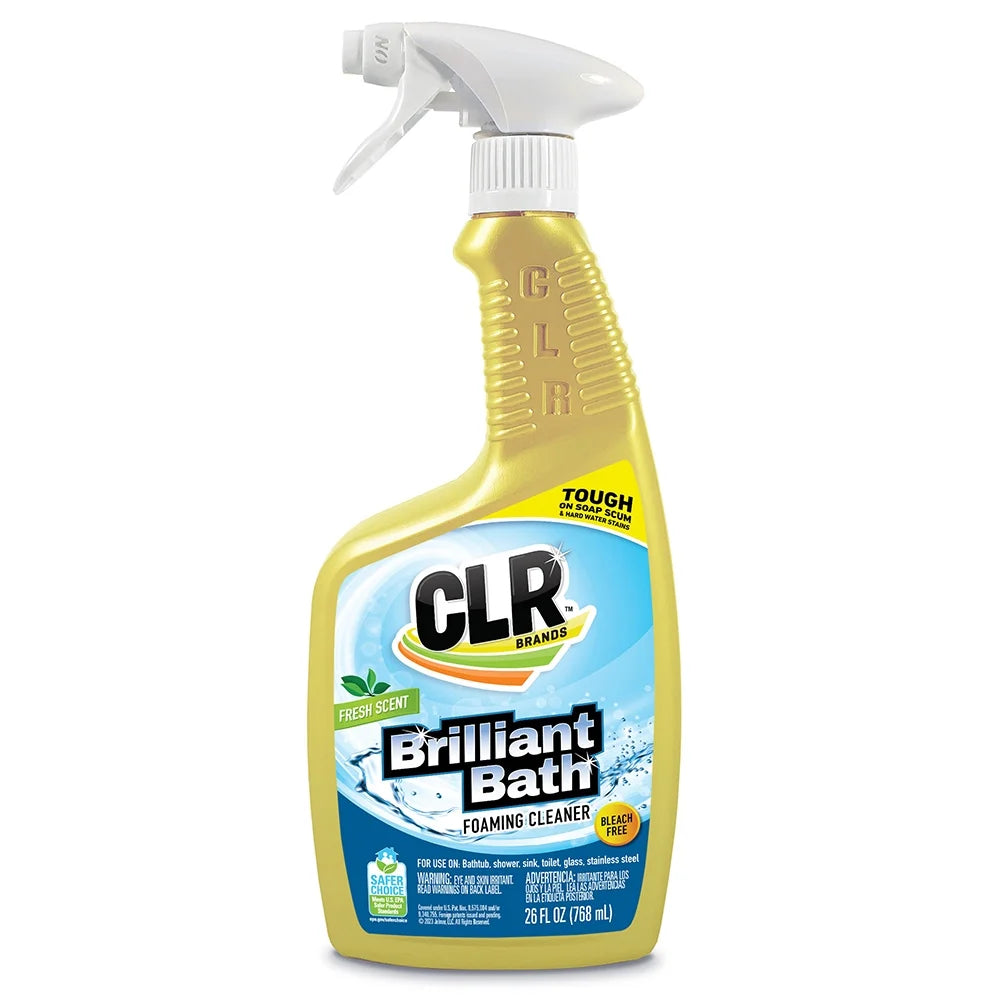 CLR Bath & Kitchen Multi-Surface Cleaner, Enhanced Formula Fresh Scent, 26 Oz