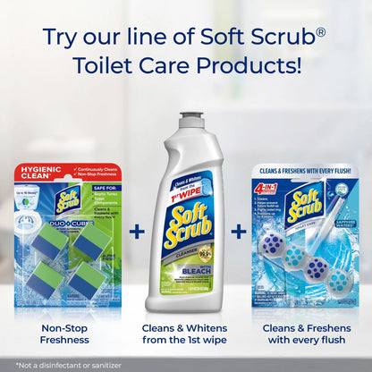 Soft Scrub In-Tank Toilet Cleaner Duo-Cubes, Alpine Fresh, 4 Count