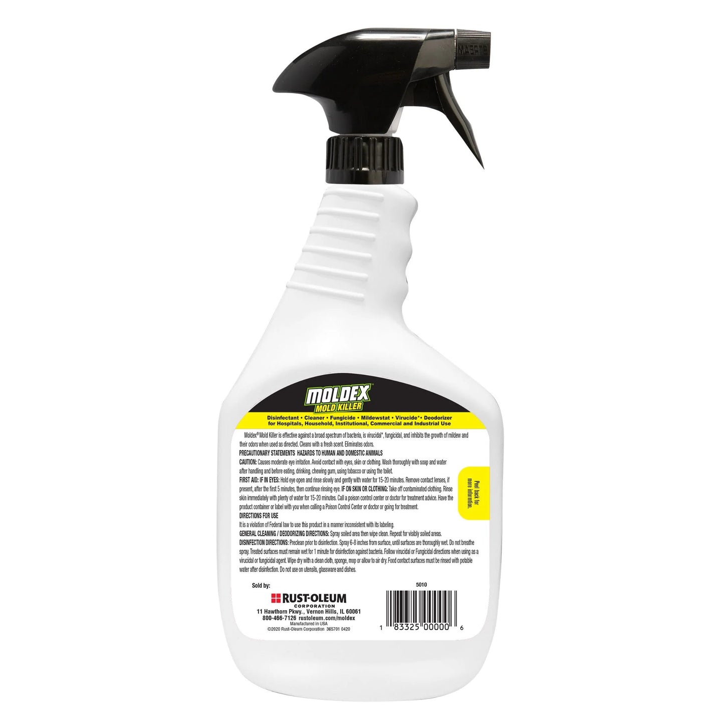 Moldex Mold & Mildew Killer-5010, 32 Oz Spray Bottle