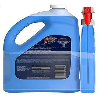 Windex Trigger+ plus Glass & Surface Cleaner, 128 Oz.