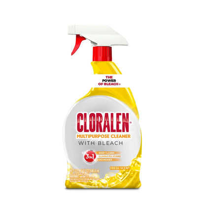 Cloralen Household Cleaning Spray, 3-In-1 All Purpose Cleaner, with Liquid Bleach (32 Oz)