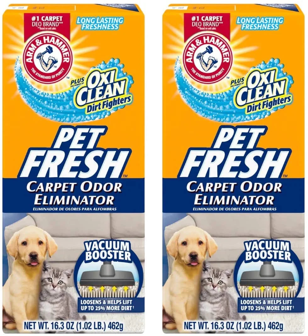 Arm Hammer 033200016069 16.3 Oz Pet Fresh Powder Carpet Odor Eliminator