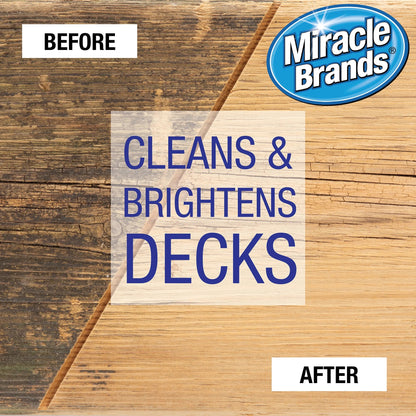 Miracle Brands Outdoor Cleaner 2X Concentrate for Algae, Mold, and Mildew 1 Gallon