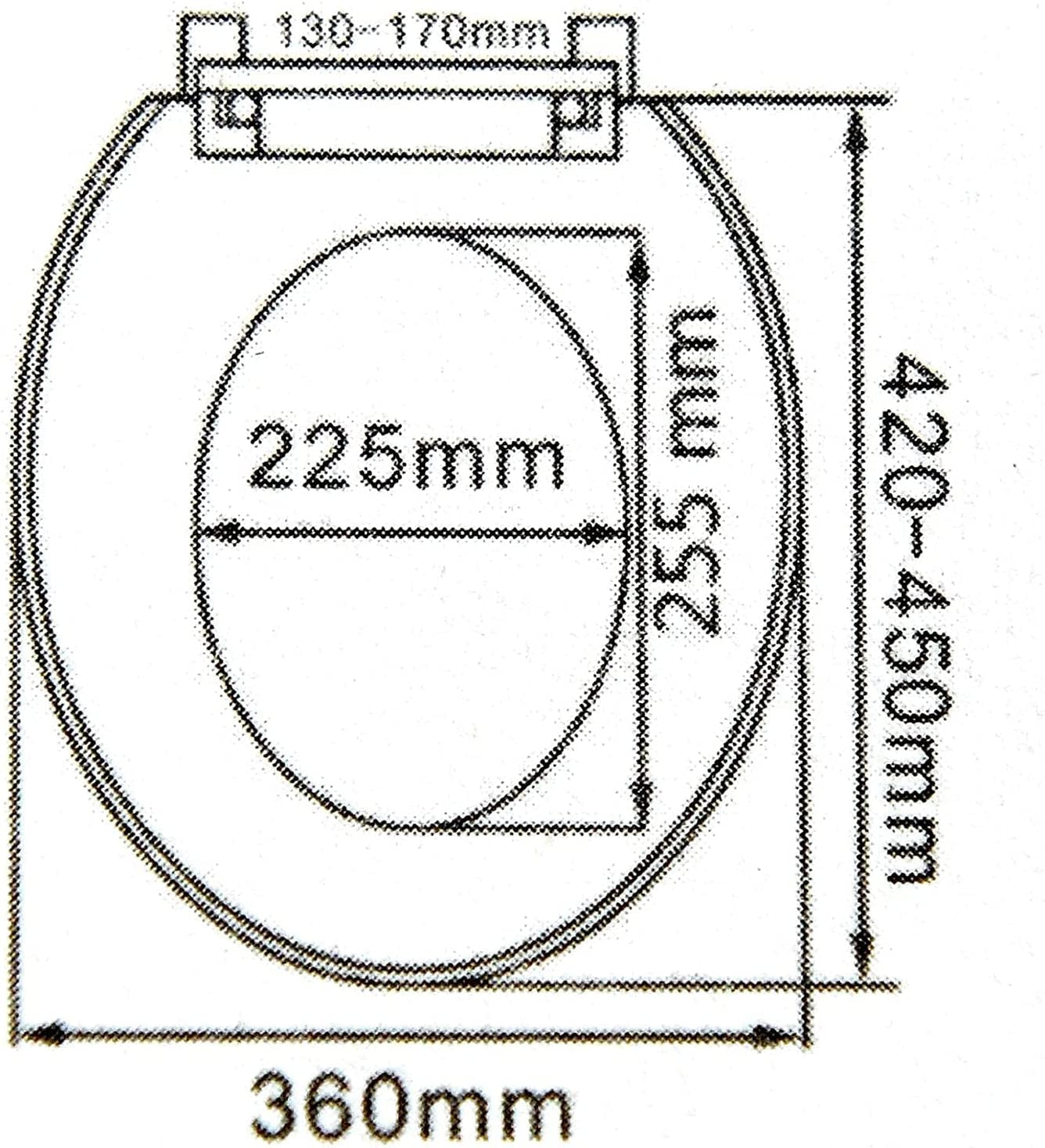 Ram® Black Soft Close Toilet Seat with Adjustable Hinges LOO Toilet Seat Quick Release Easy Clean Bathroom Toilet Seat Black