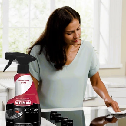 Weiman Ceramic & Glass Daily Cooktop Cleaner for Streak-Free Shine, 12 Oz