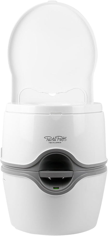 Thetford 92305 Porta Potti 565P Excellence Portable Toilet (Manual), 448 X 388 X 450 Mm, White