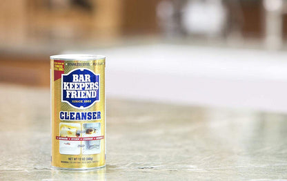 Bar Keepers Friend All-Purpose Cleaner & Polish 12 Oz (Pack of 4)