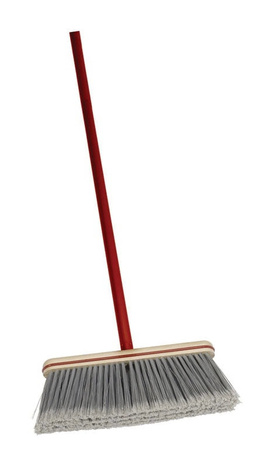 Harper Soft Fiber Upright Broom, 12" with Metal Handle