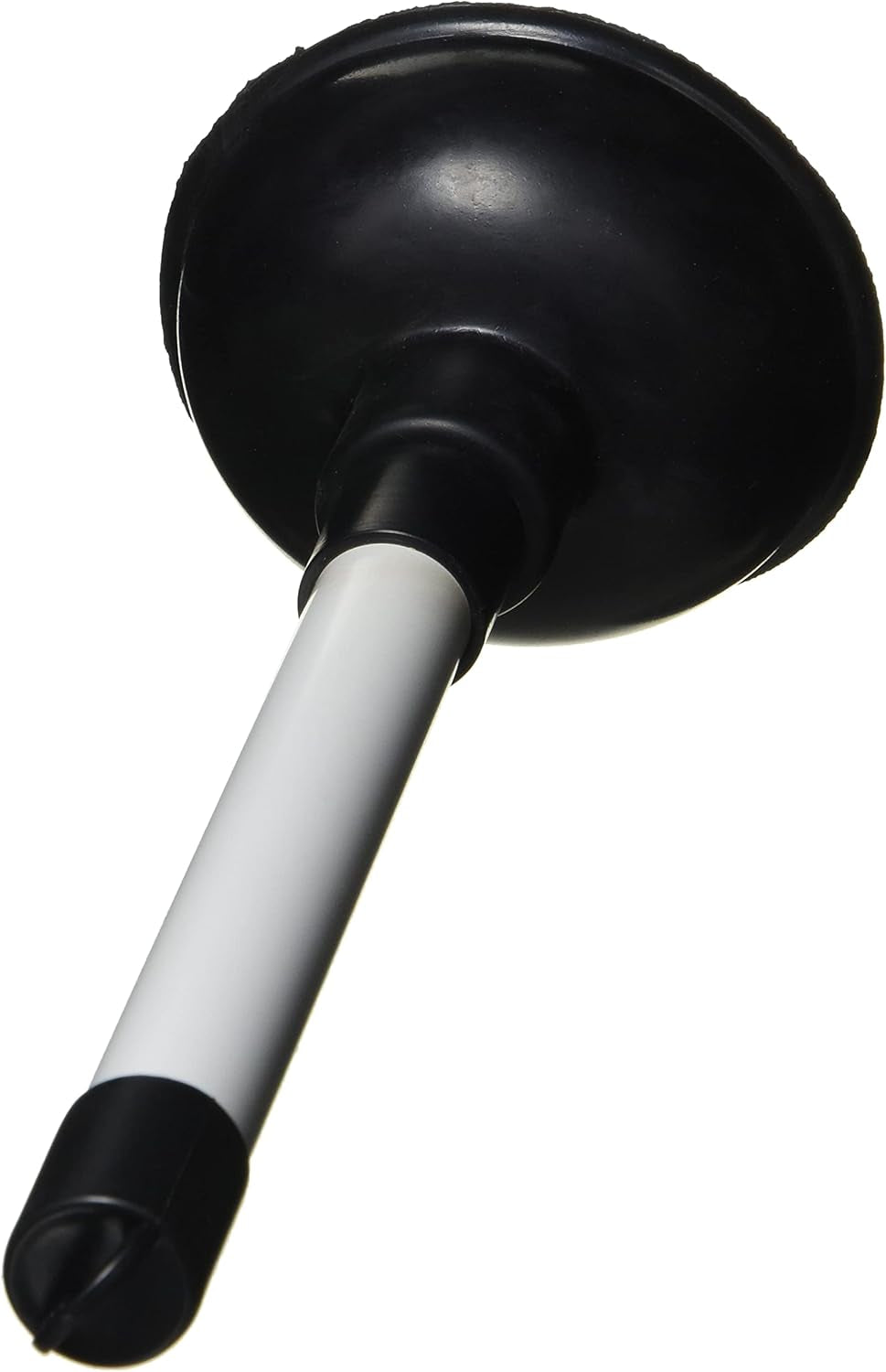 Merriway BH01938 100Mm (4 Inch) Sink Plunger with 225Mm (9 Inch) Plastic Handle Diameter, White/Black