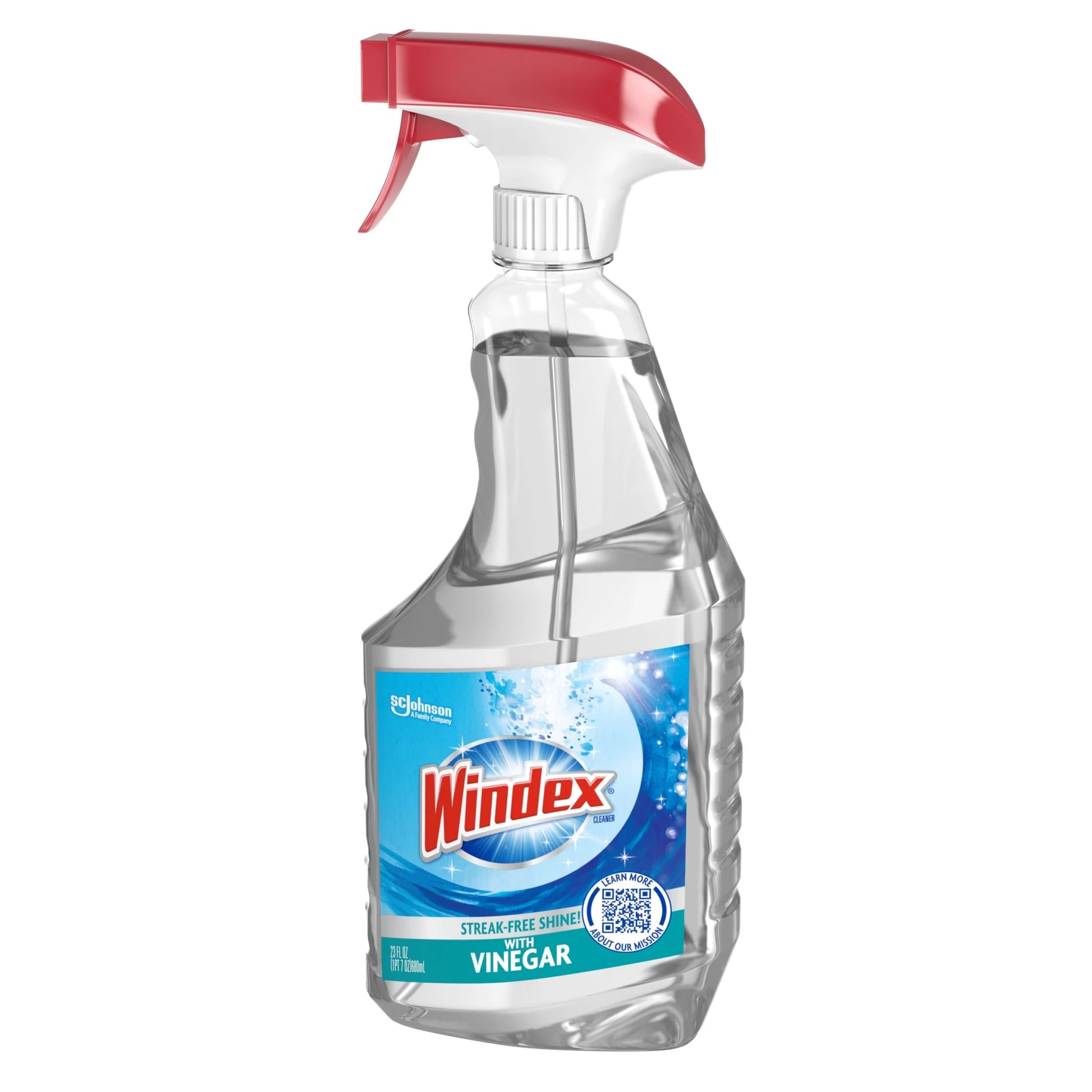 Windex® with Vinegar Glass Cleaner, New Spray Bottle, 23 Fl Oz