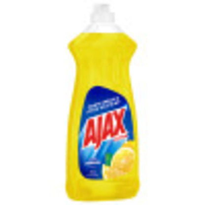 Ajax Ultra Liquid Dish Soap, Lemon Scent, Super Degreaser, 28 Fluid Ounce