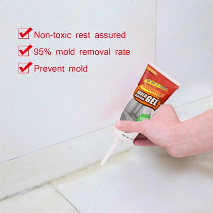 Mold Mildew Cleaner Gel Household Cleaner for Wall Tiles Grout Sealant Bathroom Cleaning Home Kitchen Sinks Cleaning - 90G