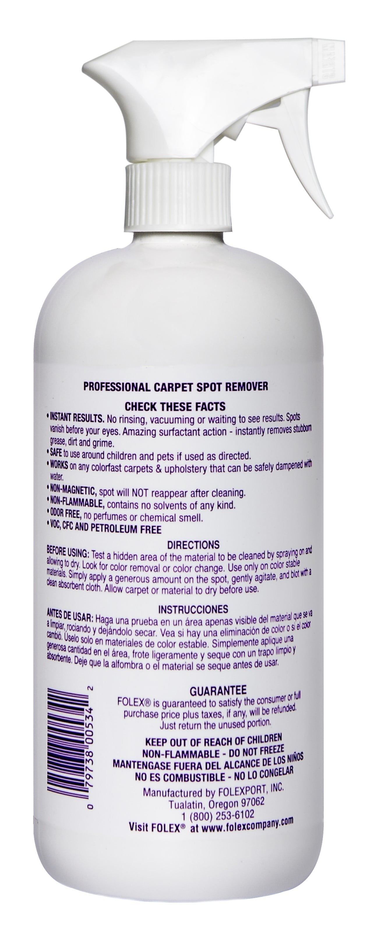 FOLEX Professional Carpet Spot Remover, 34Oz