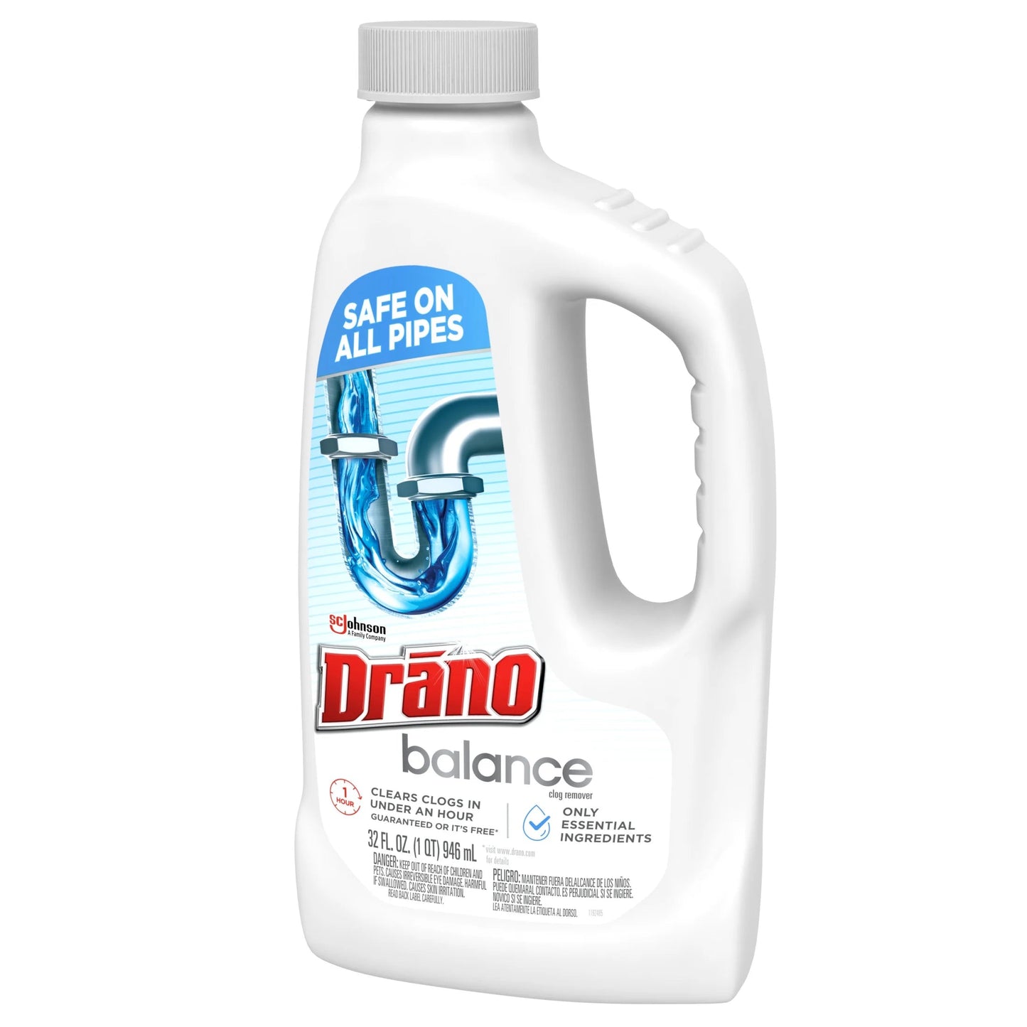 Drano Balance Drain Cleaner and Clog Remover, 32 Oz, 1 Count