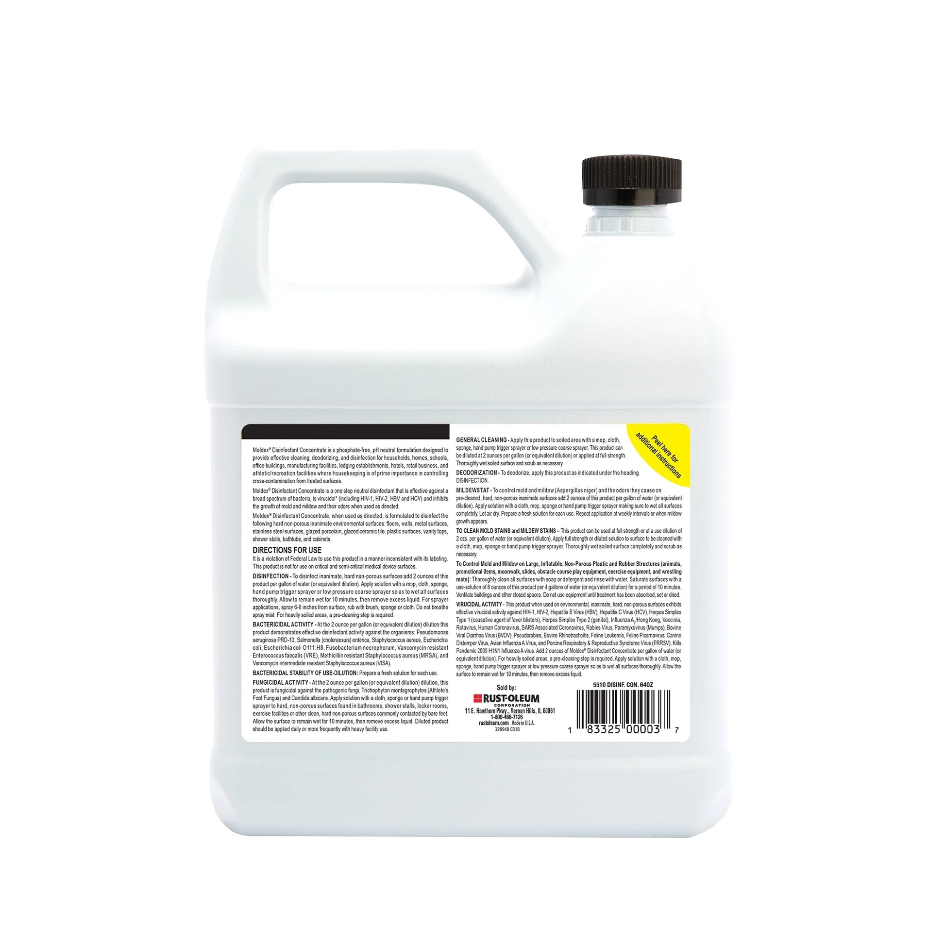 Moldex Disinfectant Concentrate-5510, 64 Oz