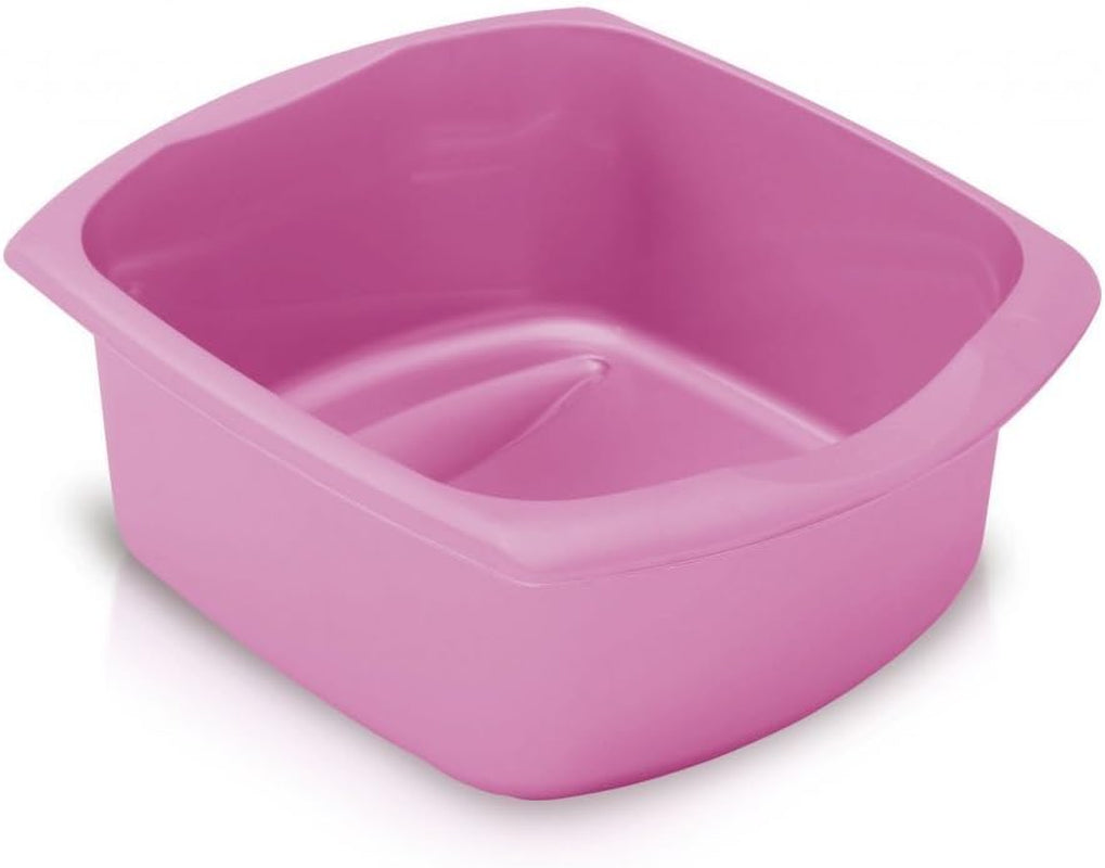 Addis Rectangular Washing up Bowl, Metallic, Large, 9.5 Litre