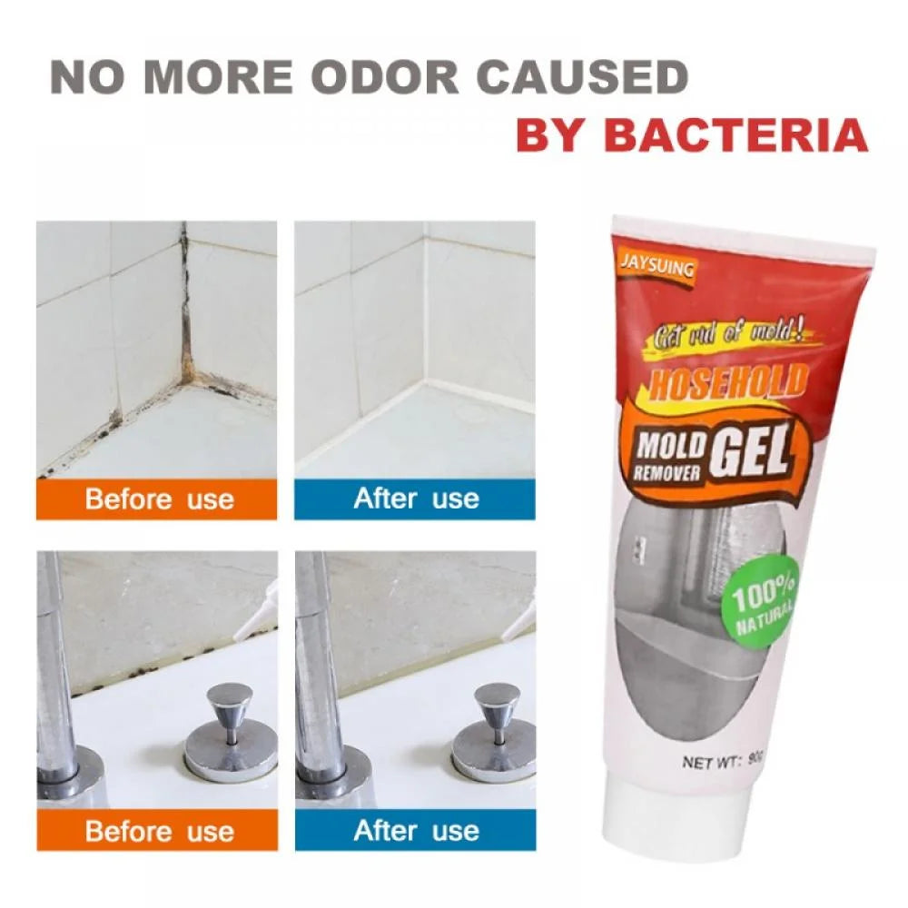 Mold Mildew Cleaner Gel Household Cleaner for Wall Tiles Grout Sealant Bathroom Cleaning Home Kitchen Sinks Cleaning - 90G