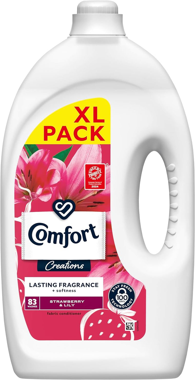 Comfort Sunshiny Days Fabric Conditioner with Stay Fresh Technology for 100 Days of Freshness + Fragrance* 160 Wash 4800Ml, Pack of 1