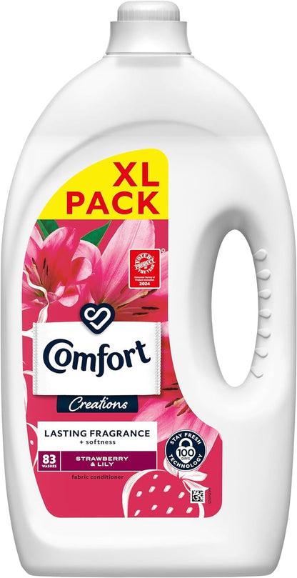 Comfort Sunshiny Days Fabric Conditioner with Stay Fresh Technology for 100 Days of Freshness + Fragrance* 160 Wash 4800Ml, Pack of 1