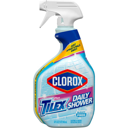 Clorox plus Tilex Daily Shower Cleaner and Bathroom Spray, 32 Fl Oz