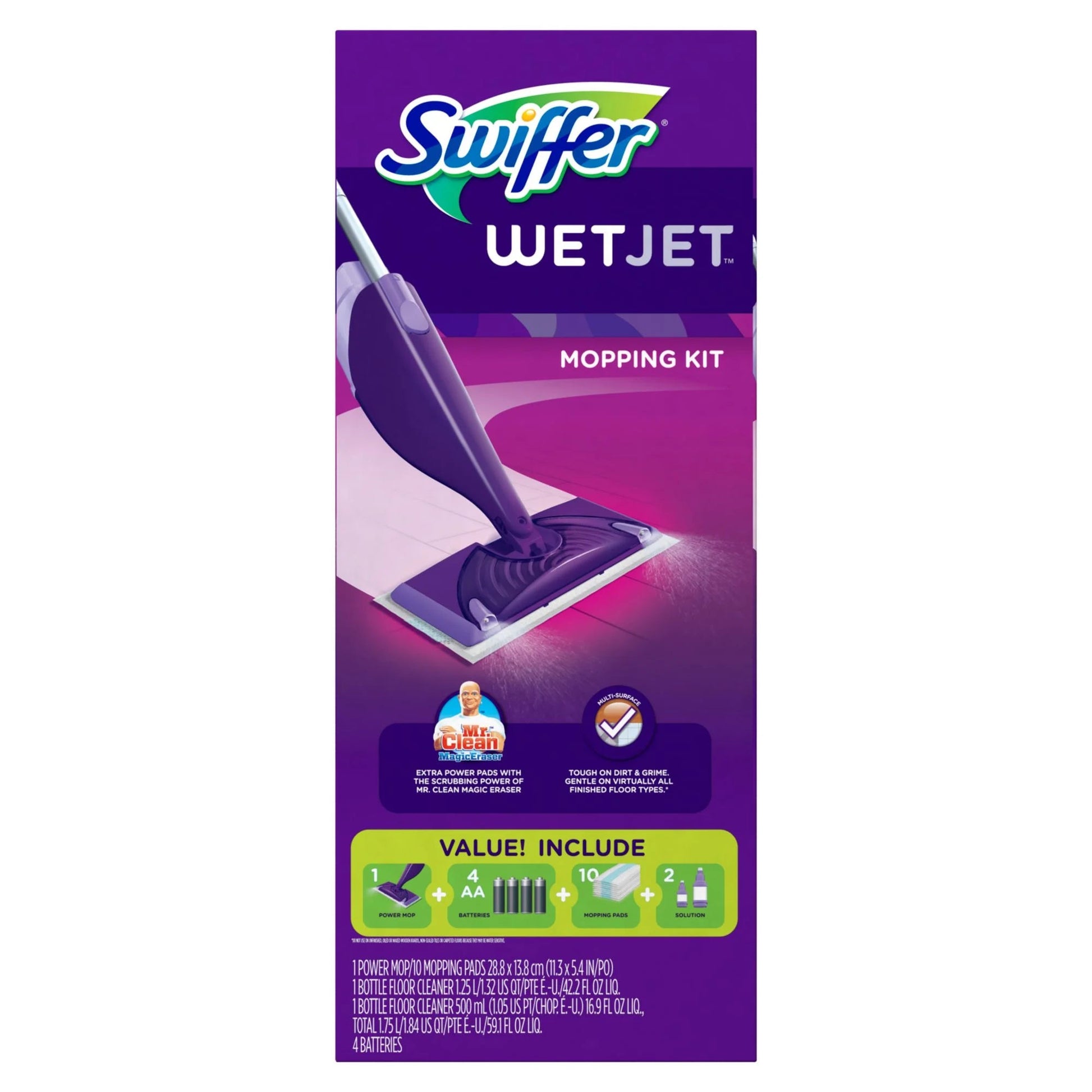 Product of Swiffer Wetjet Hardwood Floor Spray Mop Starter Kit - Cleaning Tools [Bulk Savings]