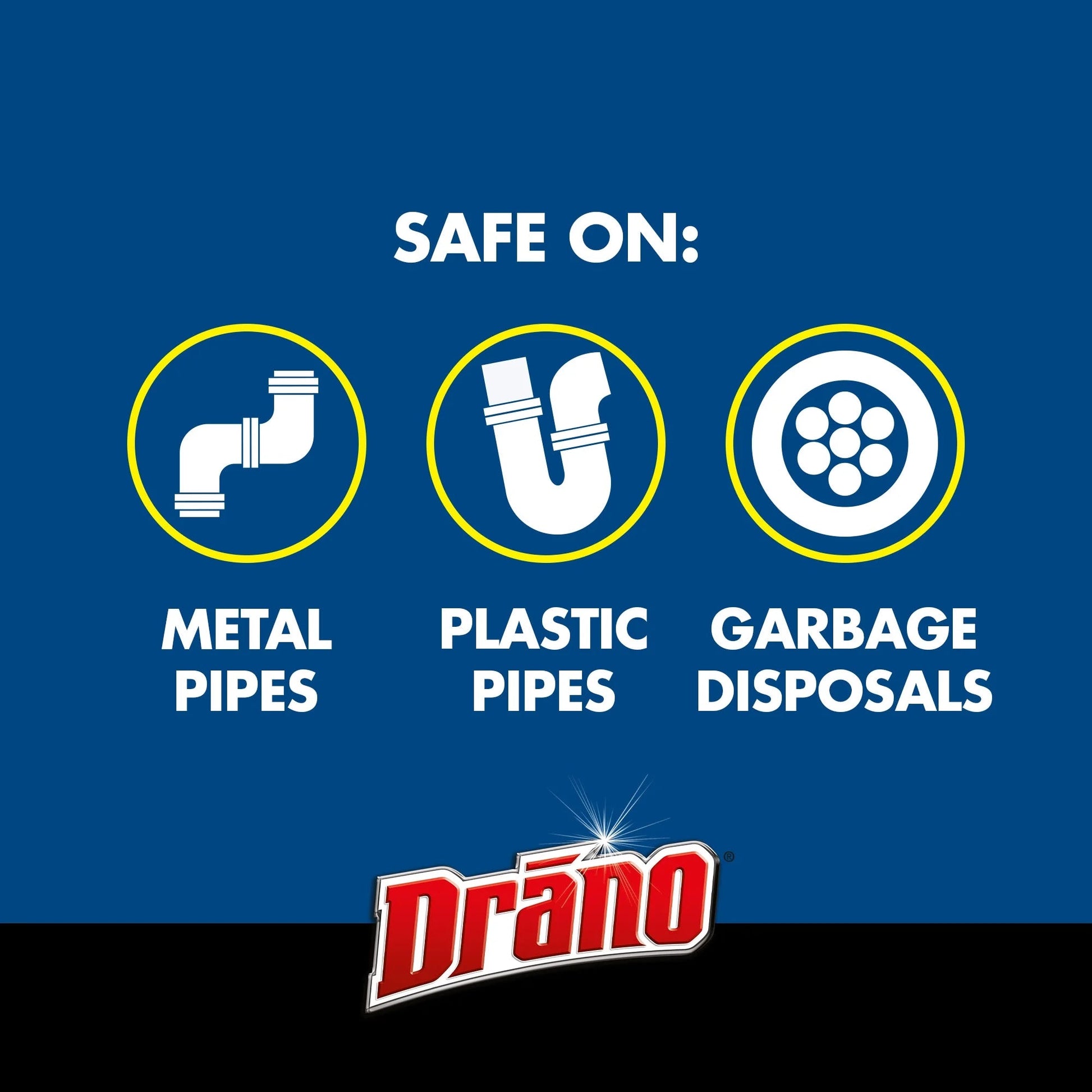 Drano Dual-Force Foamer, Hair and Drain Clog Remover, Commercial Line, 17 Fl Oz