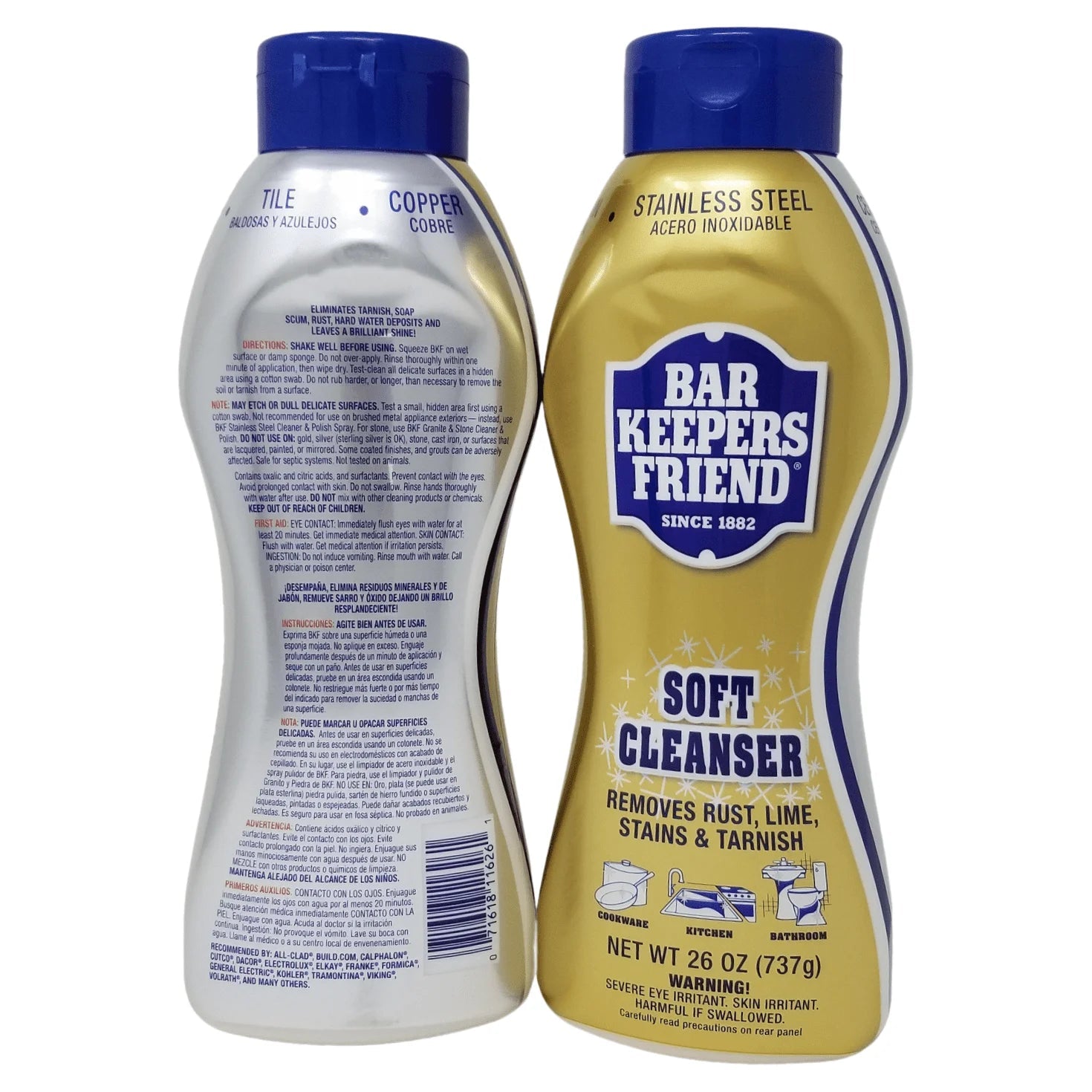 Bar Keeper'S Friend 2-Pack Liquid Cleanser | Made in USA