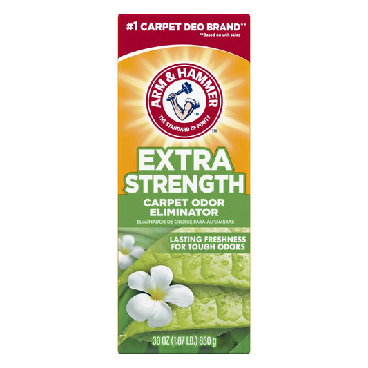 ARM & HAMMER Carpet Odor Eliminator, Extra Strength, 30 Oz.