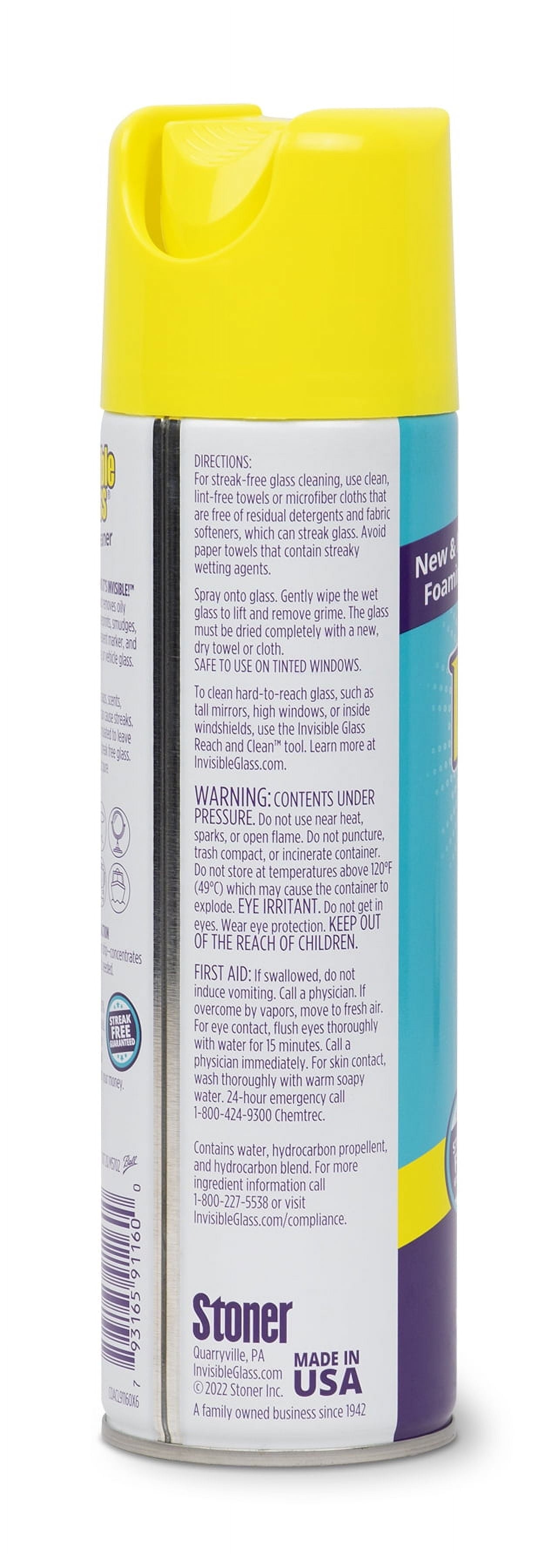 Invisible Glass 92194 Premium Glass and Window Cleaner for Auto and Home Cleans Glass, Windows, Windshields, and More, Streak-Free, Ammonia-Free, Tint-Safe, 32 Fl Oz, Pack of 1