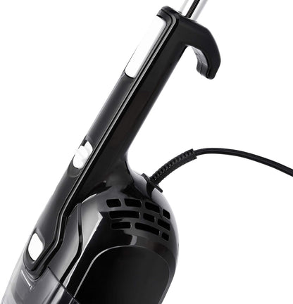 Amazon Basics 2-In-1 Corded Upright Vacuum Cleaner, ECO Motor, HEPA Filtration, Lightweight Stick, Black