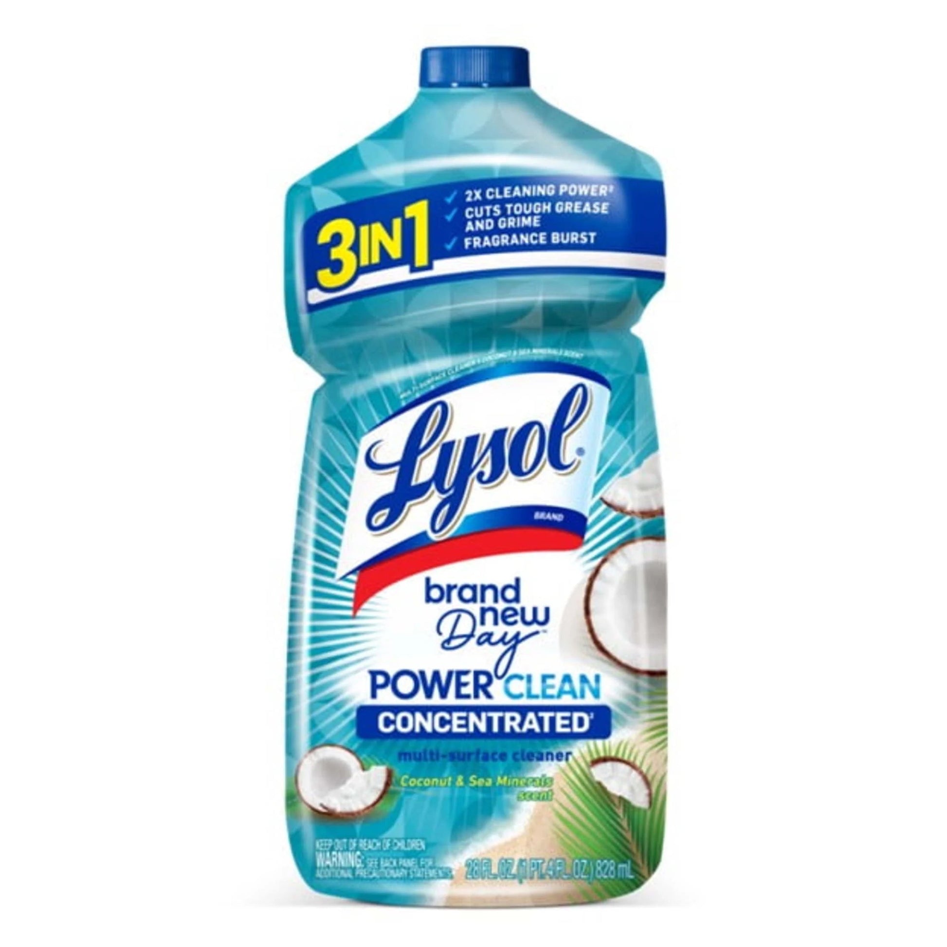 Lysol® Multi-Surface Cleaner - Pourable Brand New Day™ Coconut & Sea Minerals 9/28 Oz.