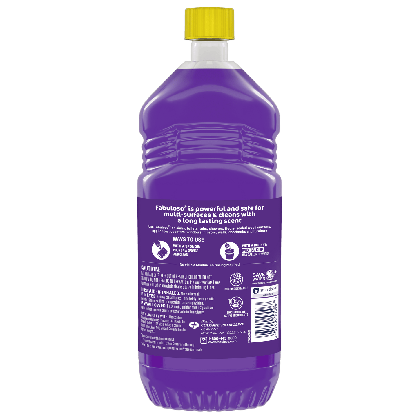 Fabuloso Multi Surface All Purpose Floor Cleaner, Lavender Scent, 33.8 Fl Oz